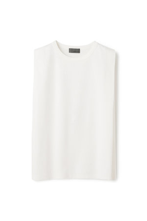 アンクレイヴ/uncraveのダブルフェイスジャージー ノースリーブカットソー(110100/110101)