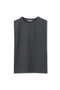 ダブルフェイスジャージー ノースリーブカットソー アンクレイヴ/uncrave スレート