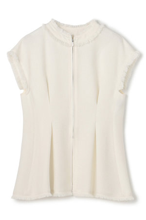 アンクレイヴ/uncraveのリネンライクツイル ジレブラウス(110400/110402)