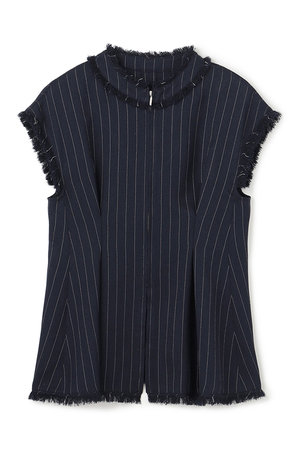 アンクレイヴ/uncraveのリネンライクツイル ジレブラウス(110400/110402)