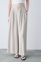 リネンライクツイル ワイドパンツ アンクレイヴ/uncrave