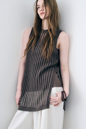 アンクレイヴ/uncraveの【4/29 12:00販売開始】ラミーリネンニット タンクトップ(110300/110301)