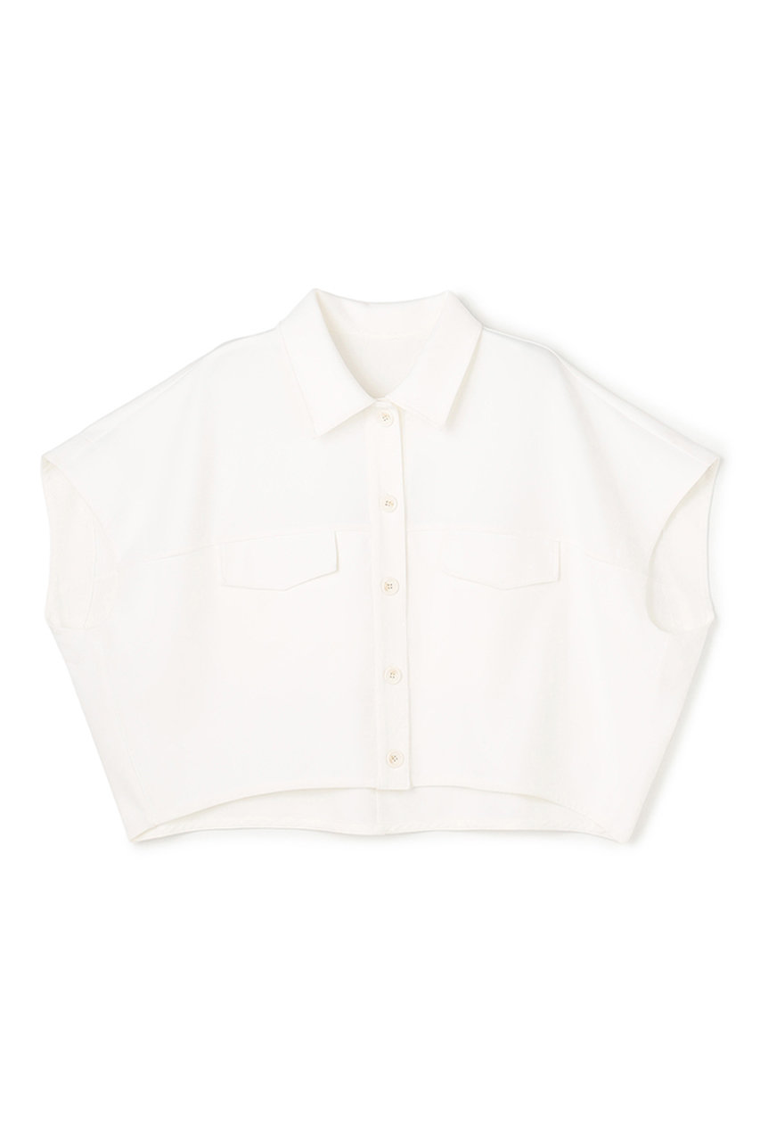 アンクレイヴ/uncraveのジョーゼットダブルジャージー トップス(オフ/KKUVLM0412)