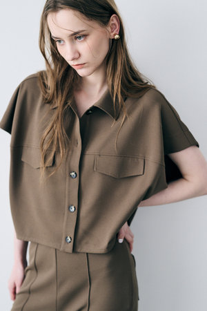 アンクレイヴ/uncraveのジョーゼットダブルジャージー トップス(110100/110102)