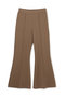 ジョーゼットダブルジャージー フレアパンツ アンクレイヴ/uncrave キャメルベージュ