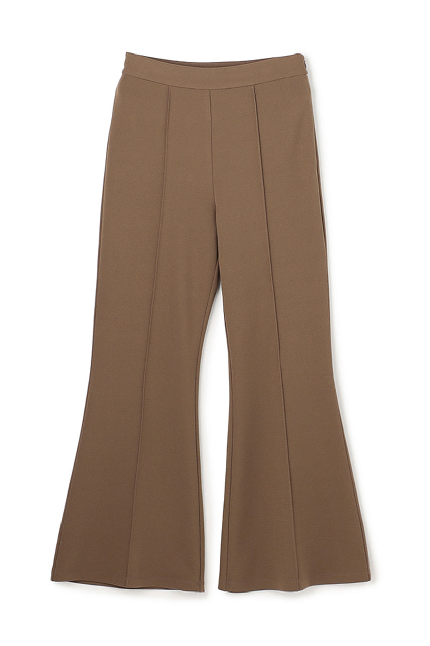 アンクレイヴ/uncraveのジョーゼットダブルジャージー フレアパンツ(キャメルベージュ/PRUVLM0412)