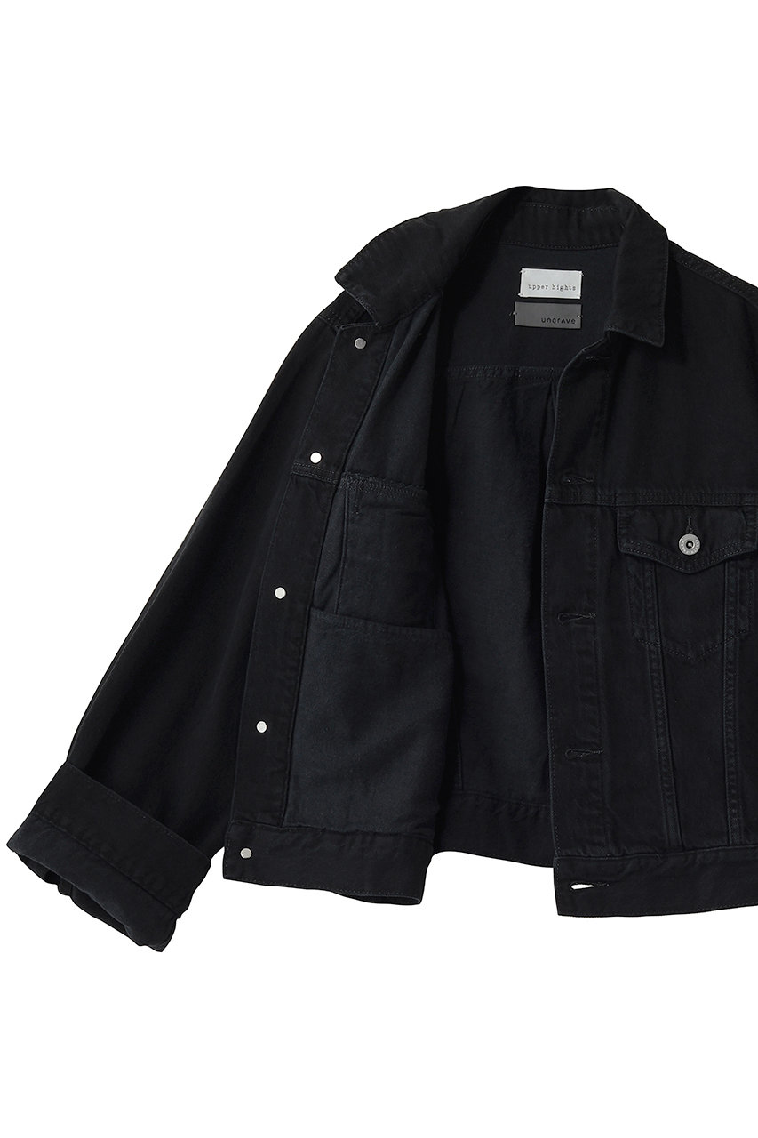 【美品】アンクレイヴ　uncrave 麻ジャケット　ブラック uncrave(アンクレイヴ)｜【予約販売】【upperhights×uncrave】THE