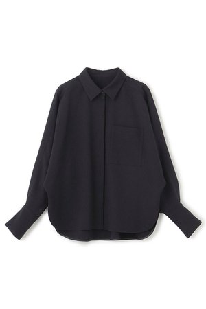 アンクレイヴ/uncraveのウォッシャブルウールライクツイル ドルマンシャツ(110400/110403)