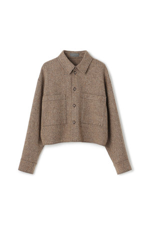 アンクレイヴ/uncraveの【予約販売】ネップツィード シャツ(110400/110403)
