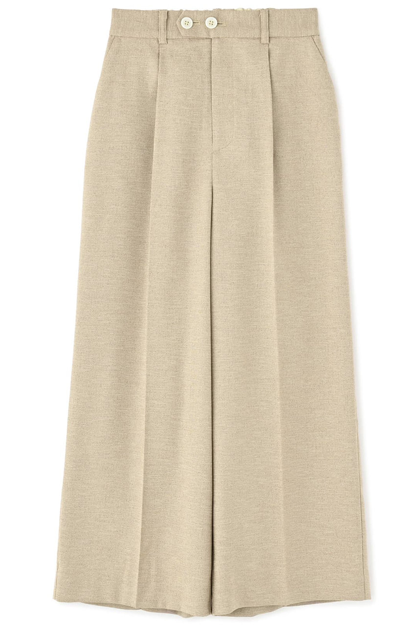 STRATA ダブルボタンストレートパンツ (ベージュ, XS) エストラータ ELLE SHOP STRATA ダブルボタンストレートパンツ (ベージュ, XS) エストラータ ELLE SHOP