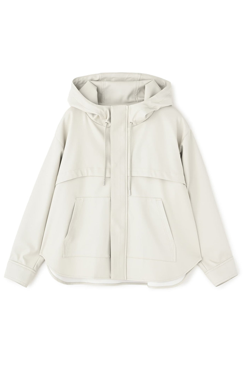 STRATA フェイクレザースタンドフーディブルゾン (アイボリー, ONE SIZE) エストラータ ELLE SHOP STRATA フェイクレザースタンドフーディブルゾン (アイボリー, ONE SIZE) エストラータ ELLE SHOP