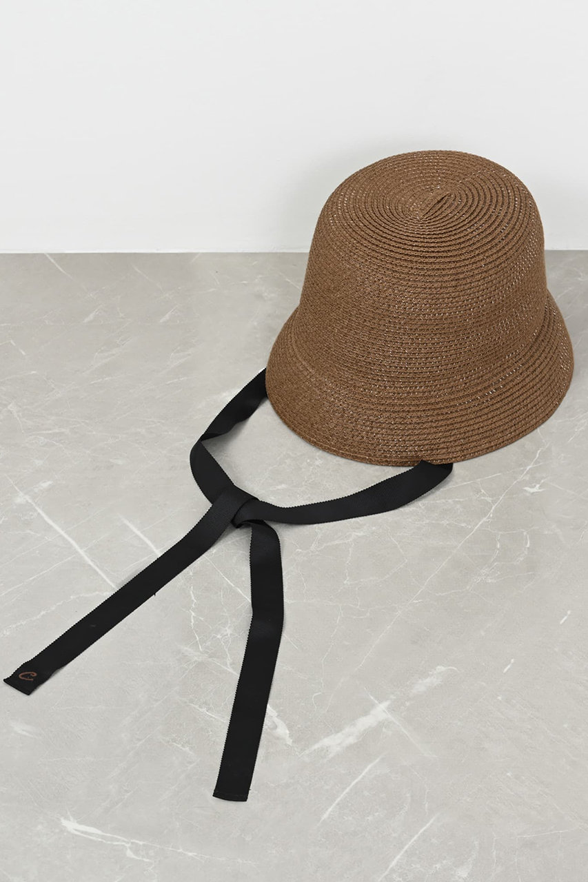 STRATA 【COHINA】ラフィアライクバケットハット (ブラウン, ONE SIZE) エストラータ ELLE SHOP STRATA 【COHINA】ラフィアライクバケットハット (ブラウン, ONE SIZE) エストラータ ELLE SHOP