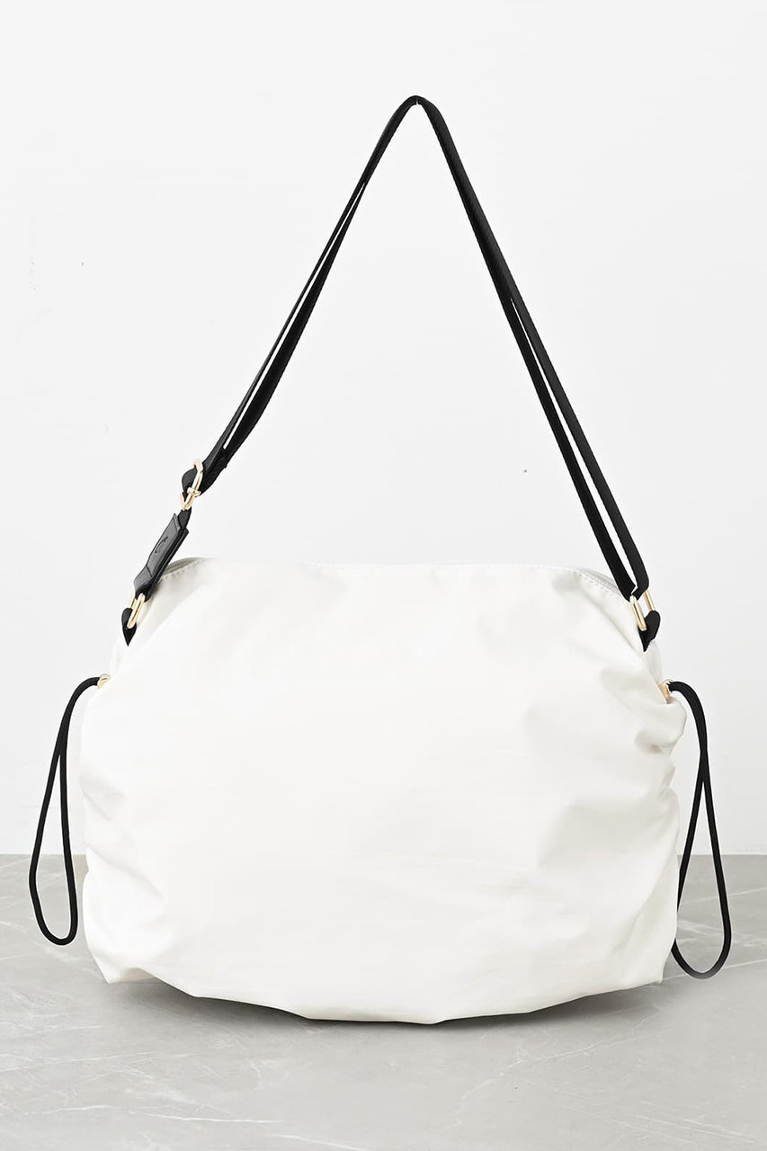 STRATA 【COHINA】ドロストギャザーデザインバッグ(撥水) (オフホワイト, ONE SIZE) エストラータ ELLE SHOP STRATA 【COHINA】ドロストギャザーデザインバッグ(撥水) (オフホワイト, ONE SIZE) エストラータ ELLE SHOP