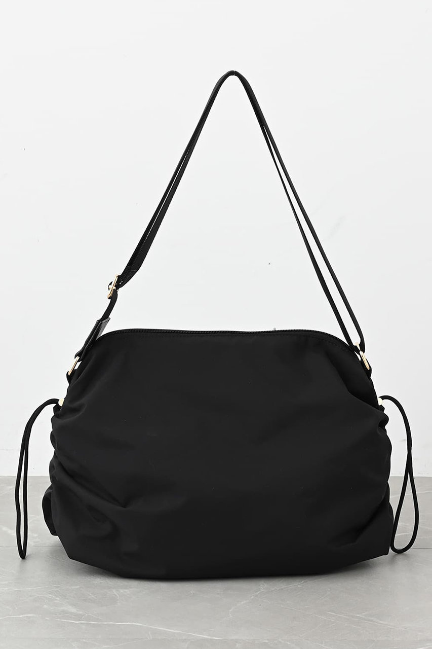 STRATA 【COHINA】ドロストギャザーデザインバッグ(撥水) (ブラック, ONE SIZE) エストラータ ELLE SHOP STRATA 【COHINA】ドロストギャザーデザインバッグ(撥水) (ブラック, ONE SIZE) エストラータ ELLE SHOP