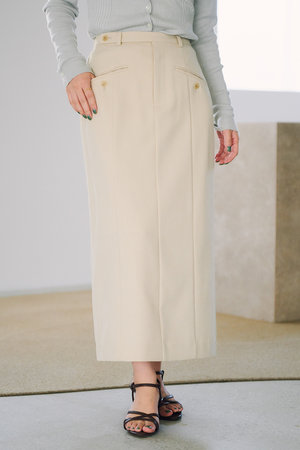 エストラータ/STRATAのナローベルトポケットデザインスカート(110700/110703)