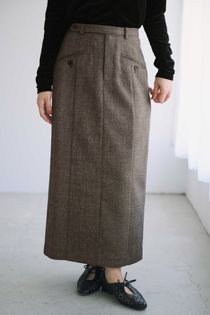 エストラータ/STRATAのナローベルトポケットデザインスカート(110700/110703)