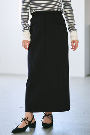 エストラータ/STRATAのナローベルトポケットデザインスカート(110700/110703)