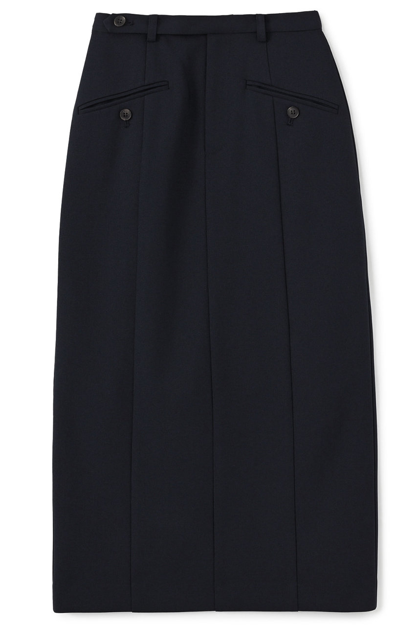 エストラータ/STRATAのナローベルトポケットデザインスカート(ネイビー/SHH0012_SHH001206)