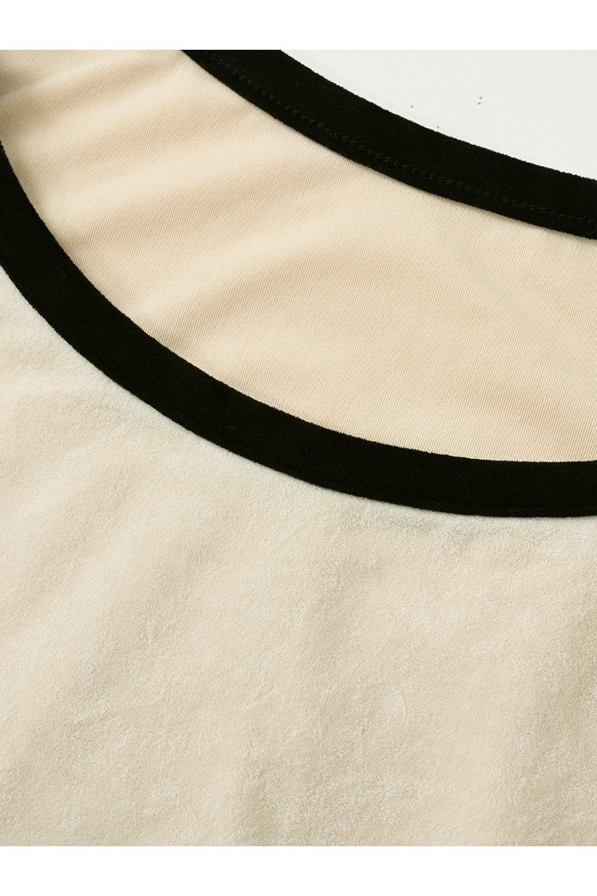 STRATA(エストラータ)｜トリアセベロアトップス/アイボリー の通販