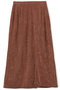 トリアセベロアナロースカート エストラータ/STRATA テラコッタ