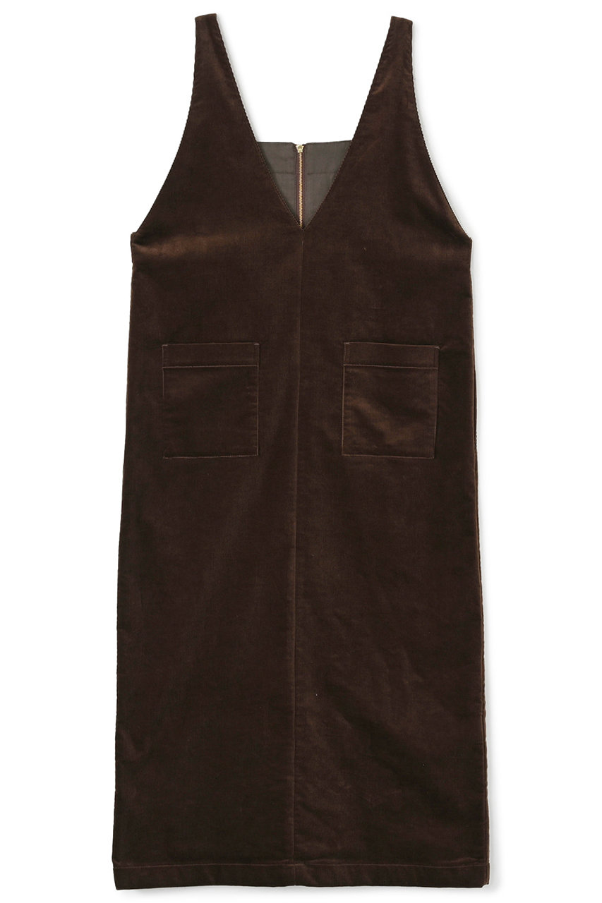 STRATA 2wayコーデュロイジャンパースカート (ブラウン, ONE SIZE) エストラータ ELLE SHOP STRATA 2wayコーデュロイジャンパースカート (ブラウン, ONE SIZE) エストラータ ELLE SHOP