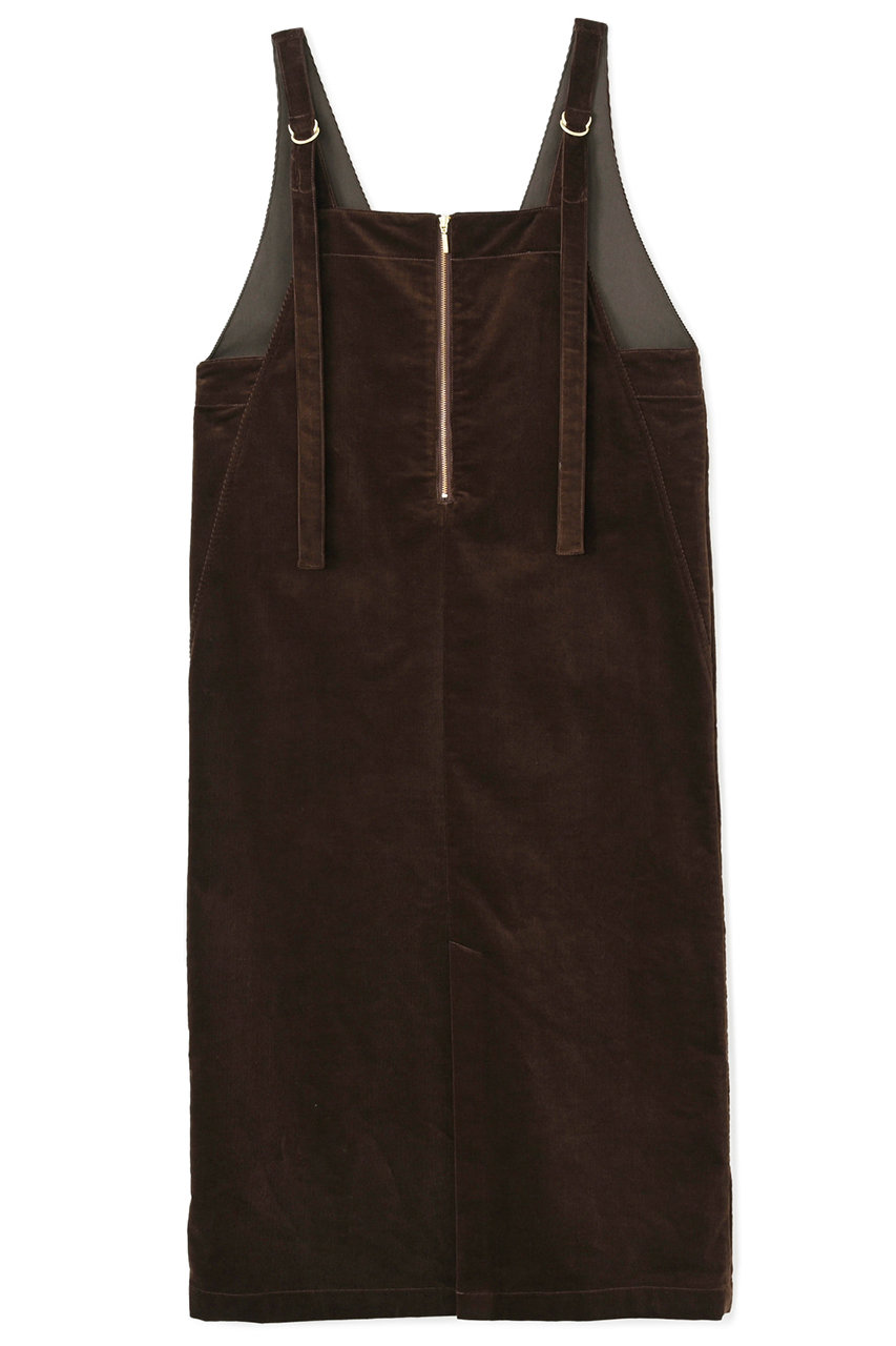 STRATA(エストラータ)｜2wayコーデュロイジャンパースカート/ブラウン