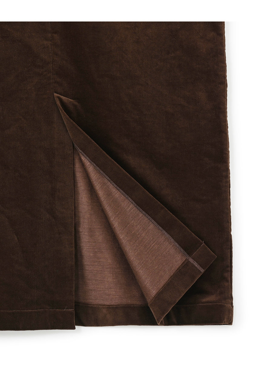 STRATA(エストラータ)｜2wayコーデュロイジャンパースカート/ブラウン