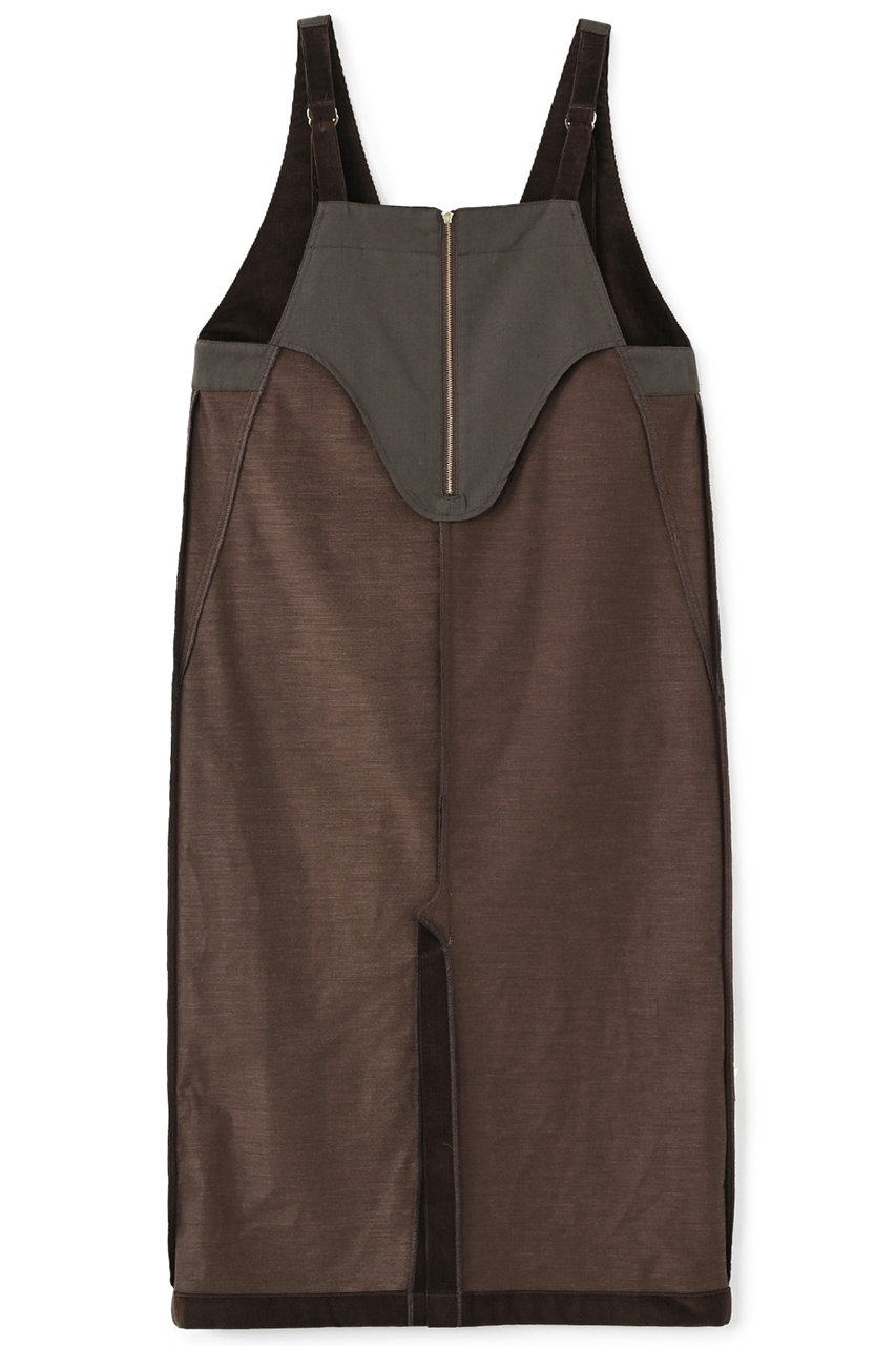 STRATA(エストラータ)｜2wayコーデュロイジャンパースカート/ブラウン