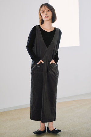 エストラータ/STRATAの2wayコーデュロイジャンパースカート(110500/110503)