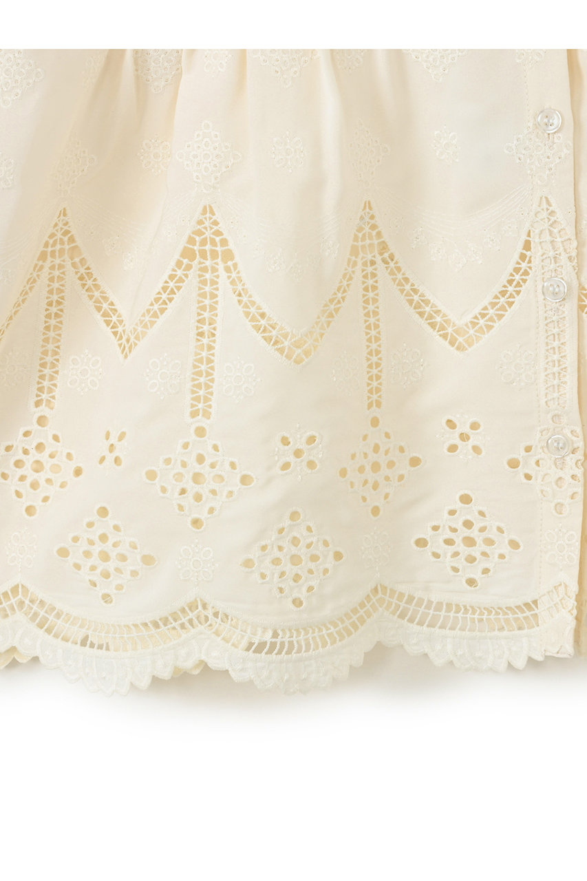 STRATA(エストラータ)｜エンブロイダリーリボンスリーブブラウス