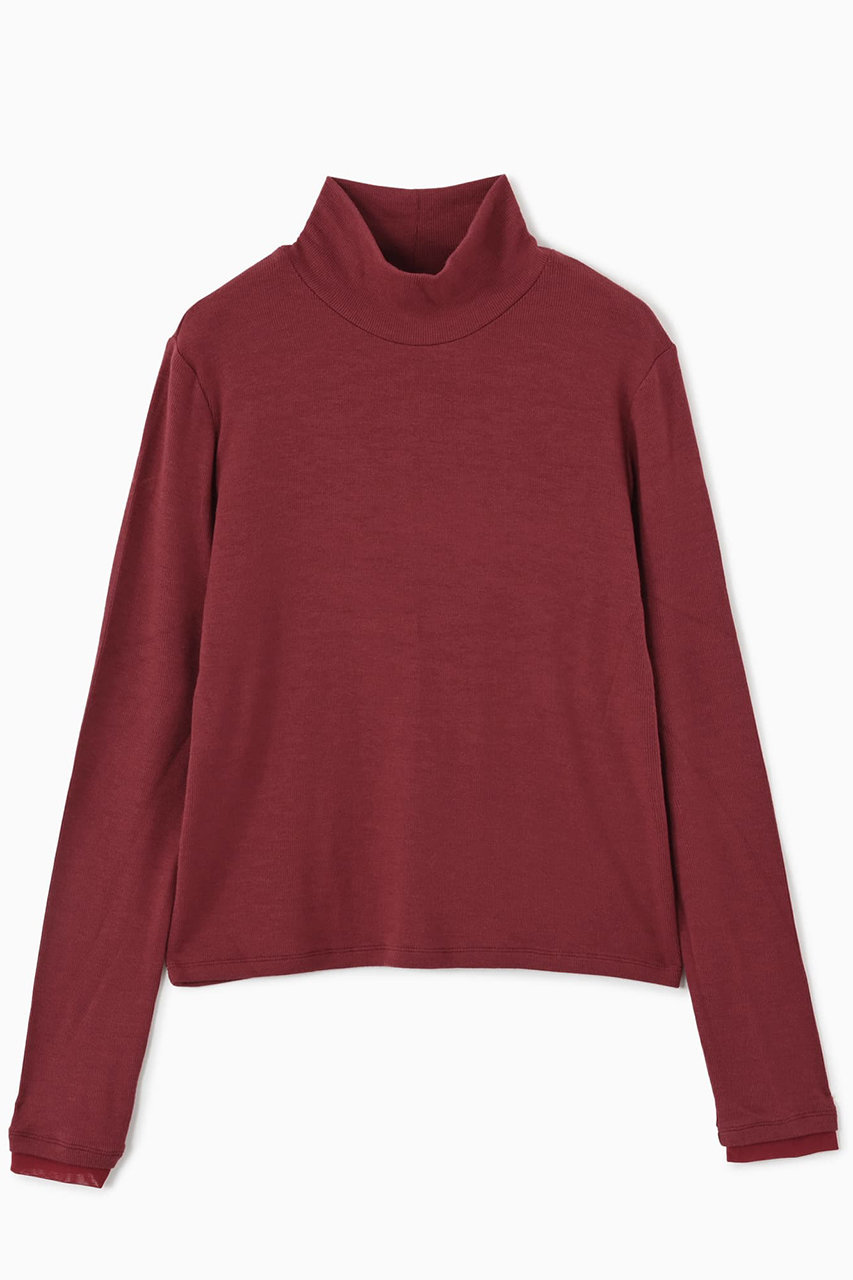 エストラータ/STRATAのチュールドッキングウールテレコトップス(レッド/SHJ0003_SHJ000303)