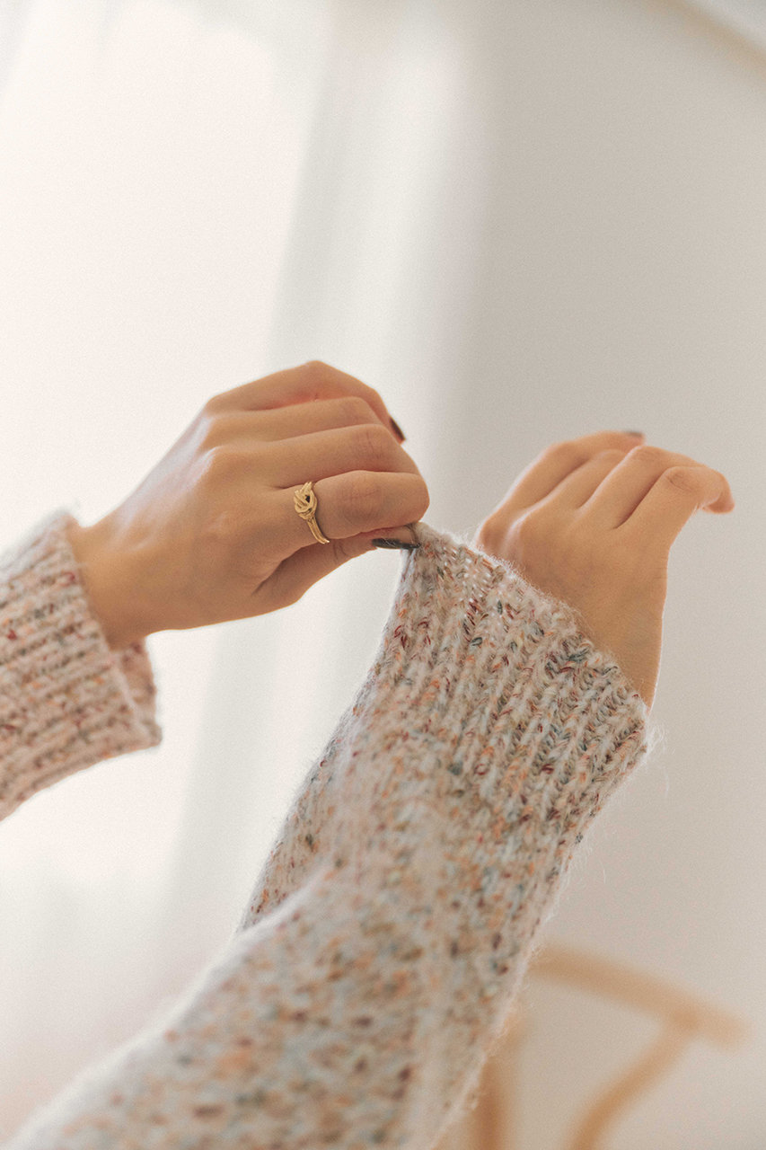 STRATA(エストラータ)｜ヴィンテージライクミックスヤーンニット