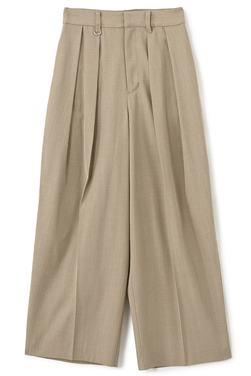 エストラータ/STRATAのウールツイル2タックスラックス(ベージュ/SHJ0005_SHJ000506)