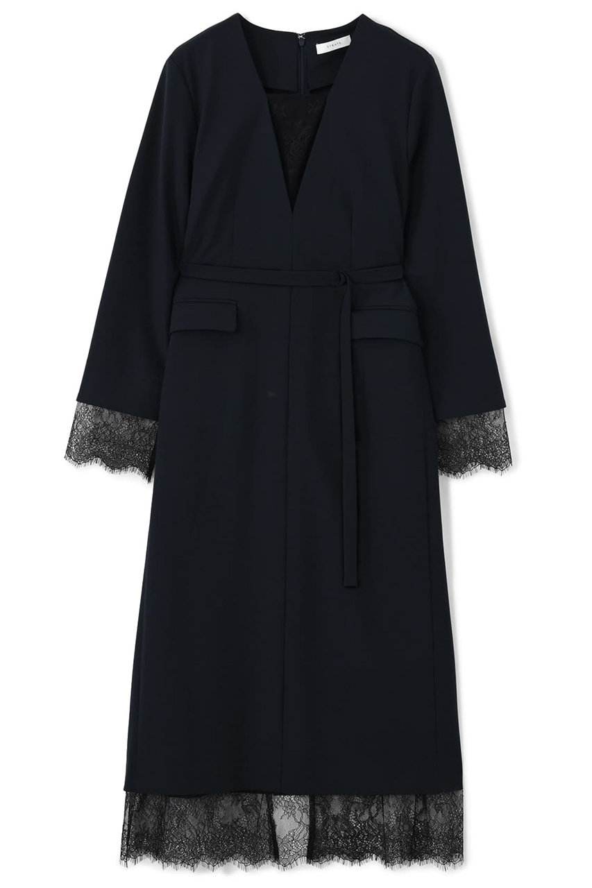 エストラータ/STRATAのレースドッキングキャミセットワンピース(ネイビー/SHJ0011_SHJ001103)