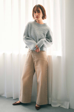 エストラータ/STRATAのパターンミックスニット(110300/110301)