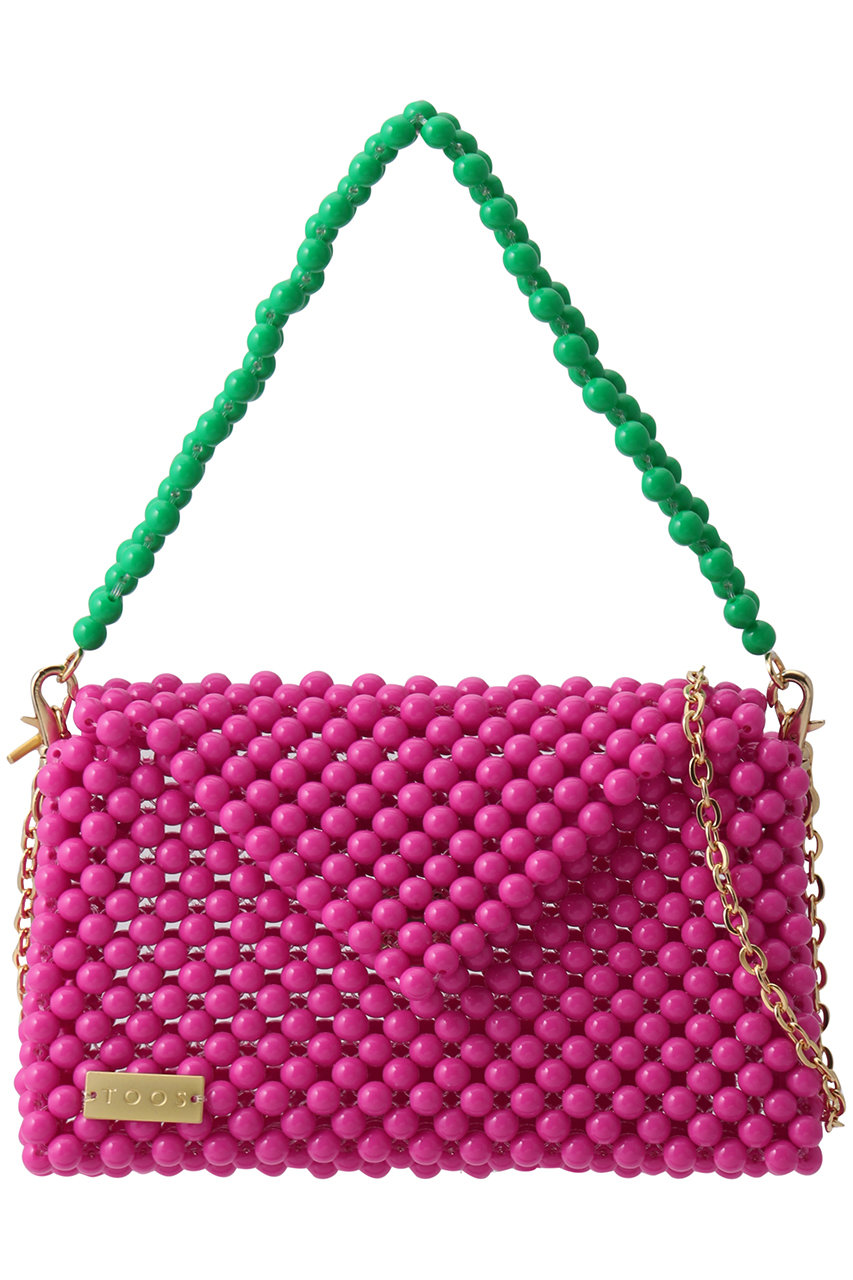 TOOS 3wayビッグチェーンバッグ (ヴィヴィッドピンク, F) トオス ELLE SHOP TOOS 3wayビッグチェーンバッグ (ヴィヴィッドピンク, F) トオス ELLE SHOP