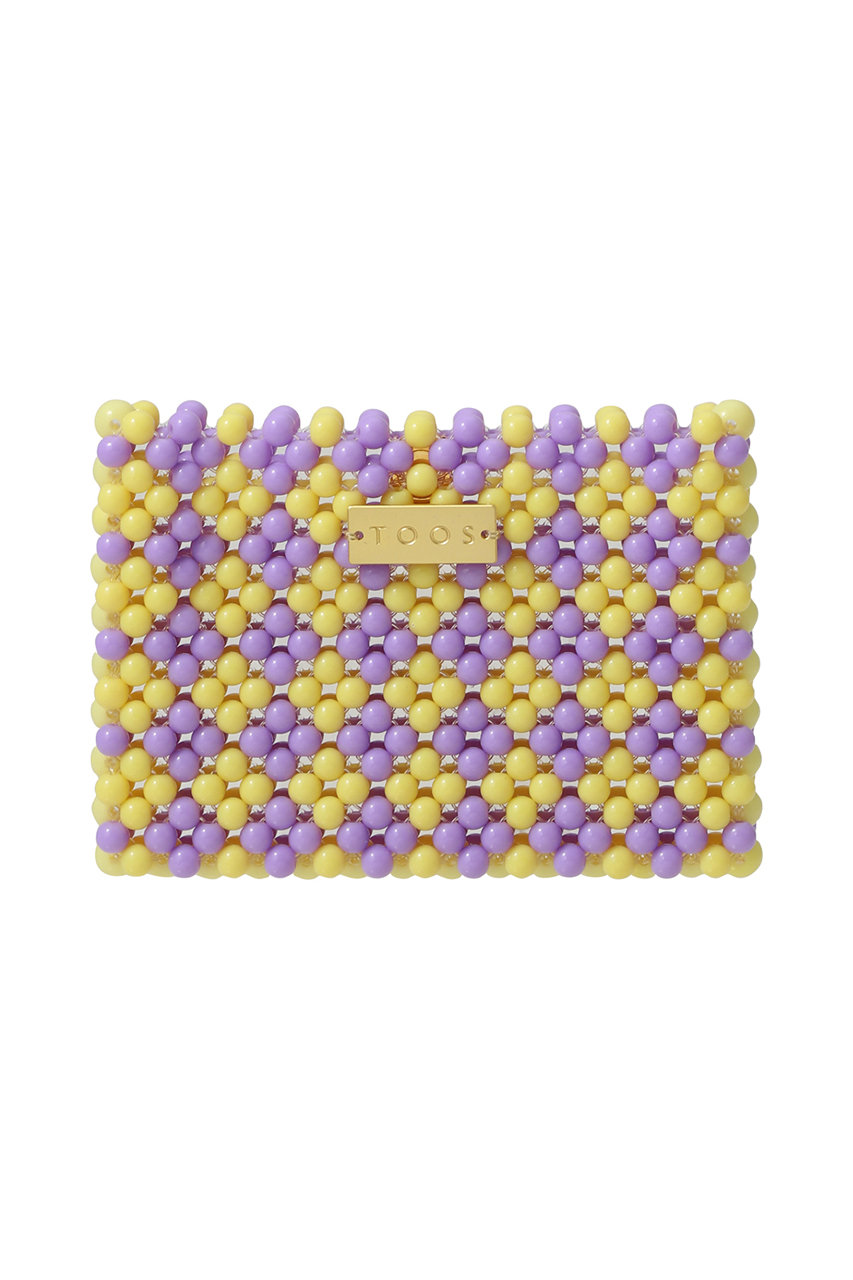 TOOS カードケース (イエロー×パープル, F) トオス ELLE SHOP TOOS カードケース (イエロー×パープル, F) トオス ELLE SHOP