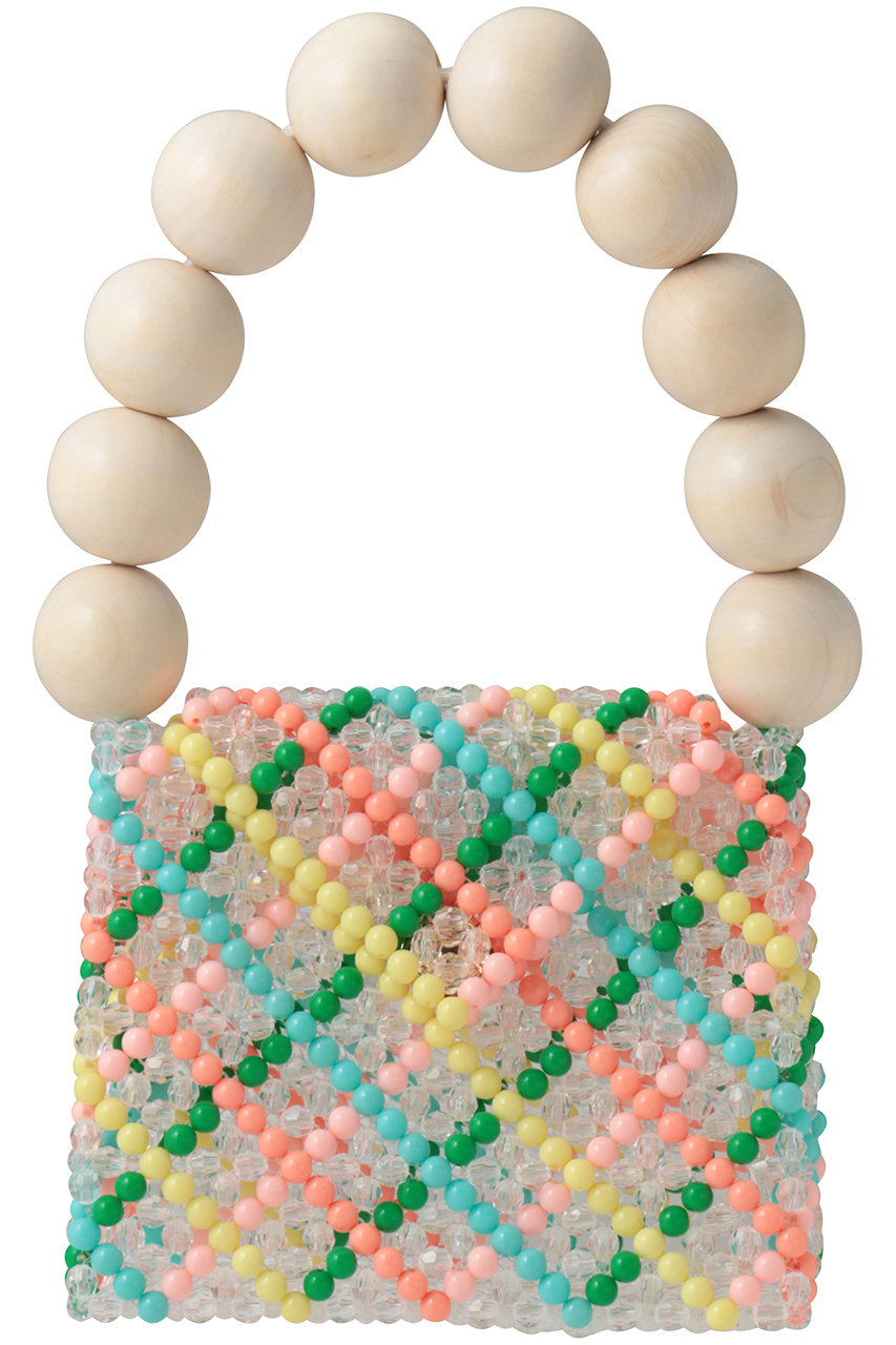 トオス/TOOSのウッドボールハンドバッグ(クリアチェック/TS_WDH_BC09)