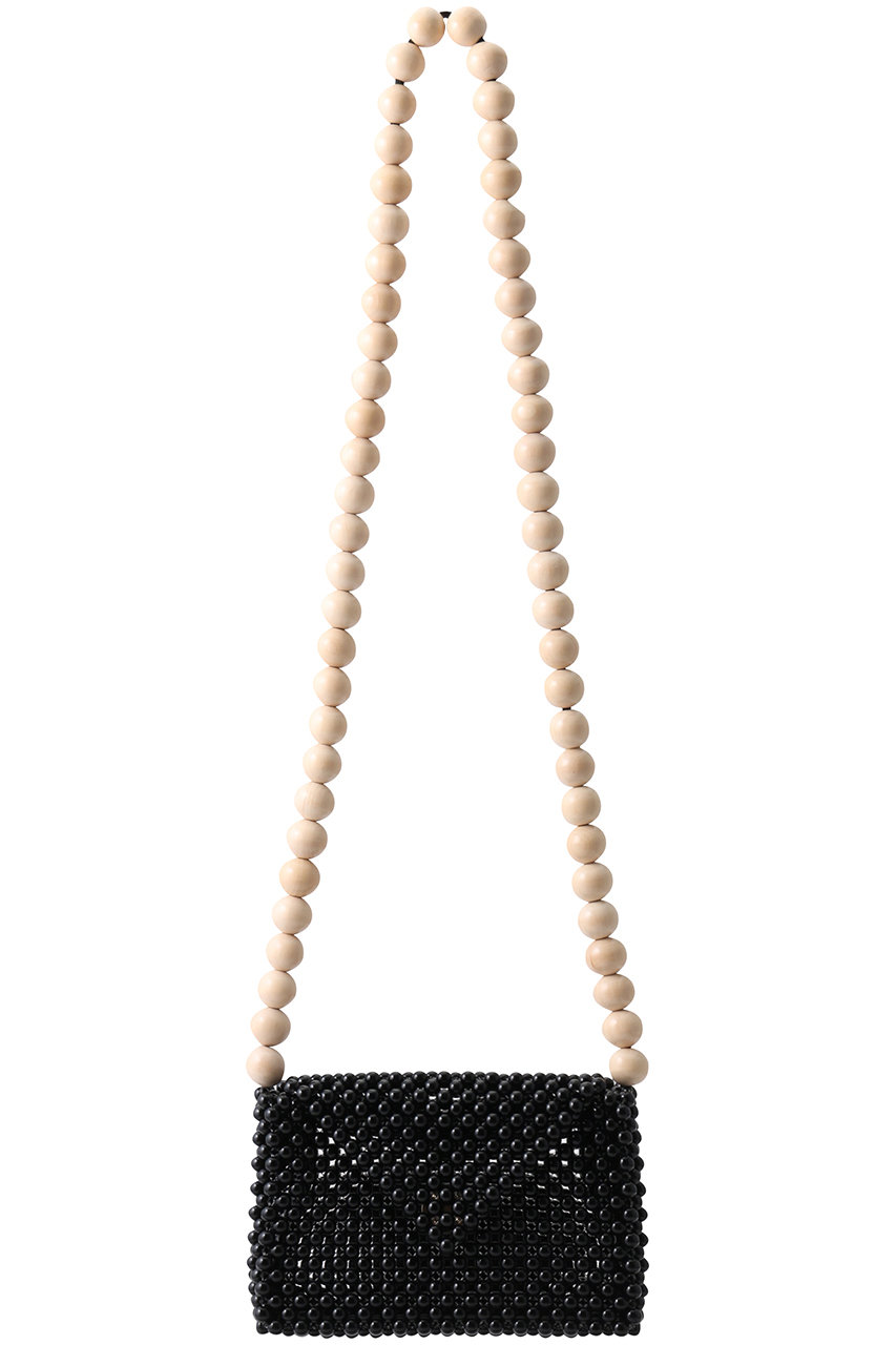 トオス/TOOSのウッドボールショルダーバッグ(ブラック/TS_WDS_GC03)