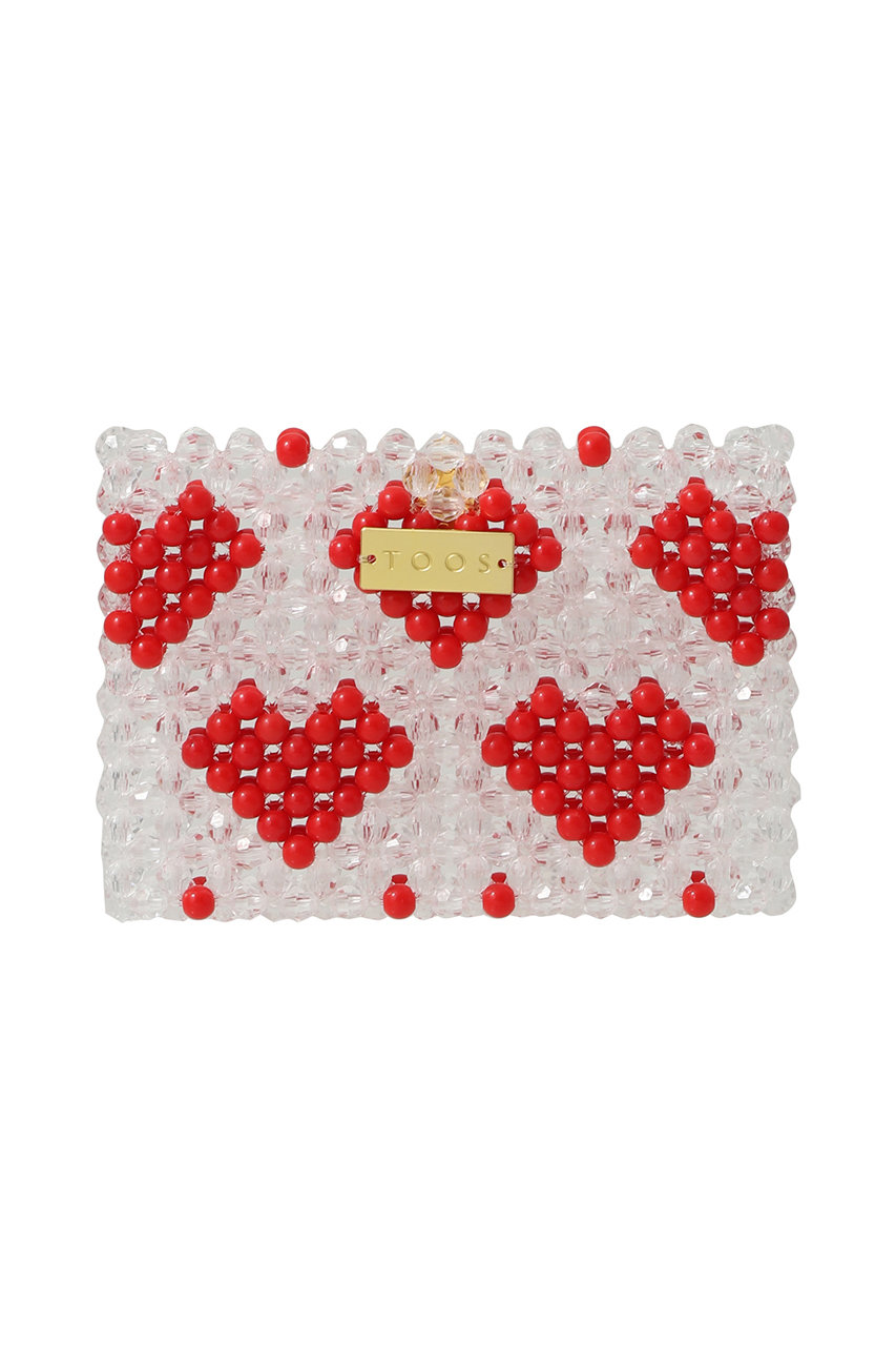 トオス/TOOSのカードケース(ハートレッド/TS_CC_SK12)