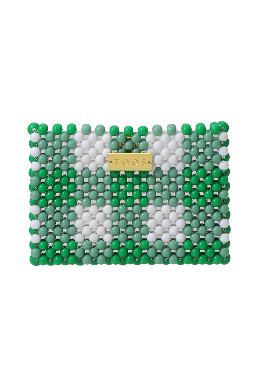 トオス/TOOSのカードケース(グリーンチェック/TS_CC_SK12)