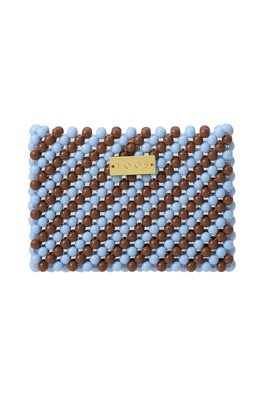 トオス/TOOSのカードケース(ブルー×ブラウン/TS_CC_SK12)