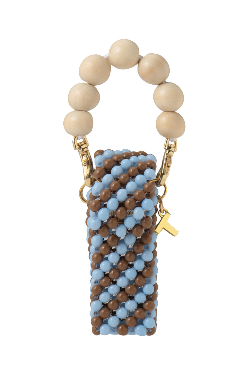 トオス/TOOSのリップケース(ブルー×ブラウン/TS_LC_BB06)