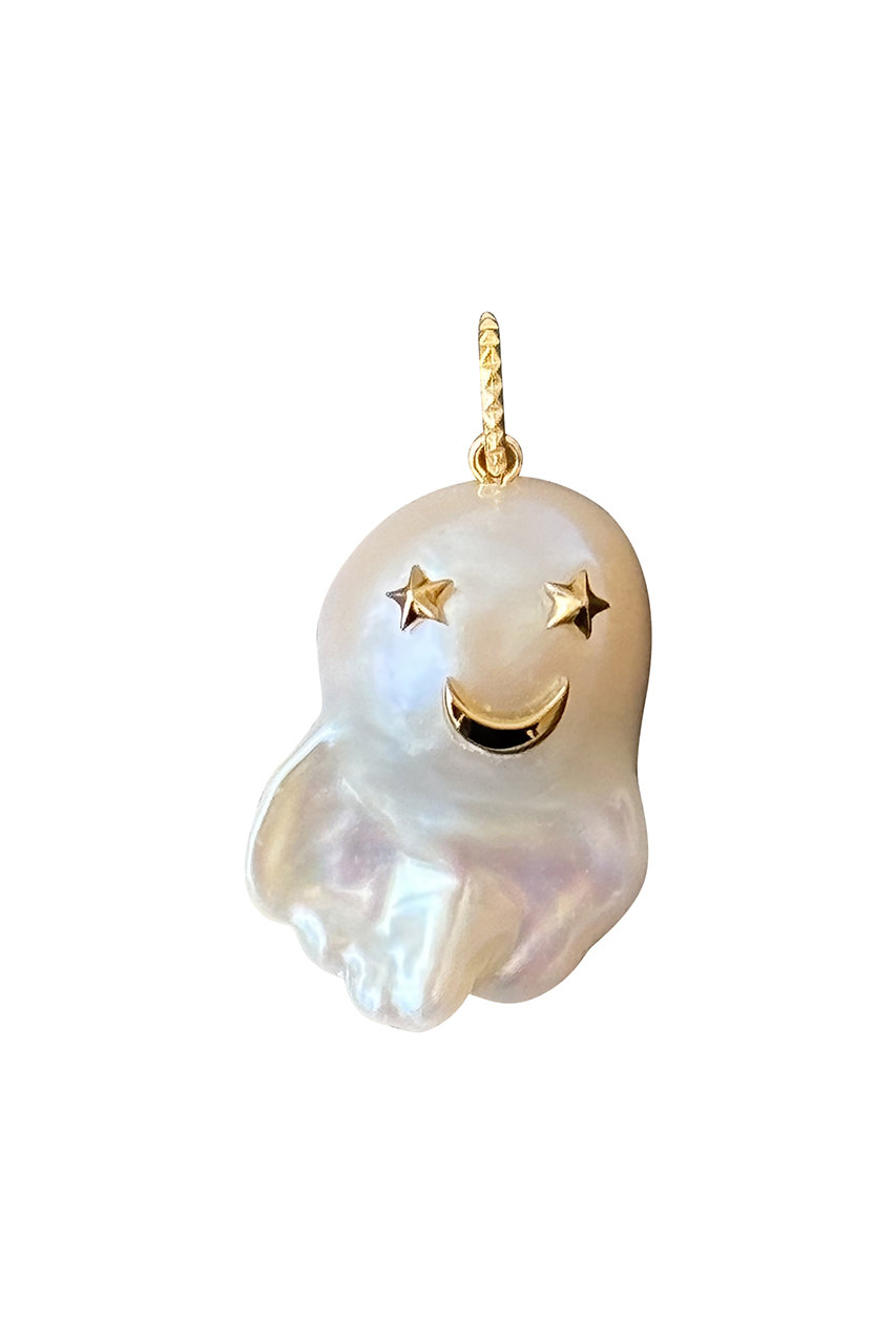 CADEAUX オバケちゃん ペンダントトップ (ホワイト③, F) カドー ELLE SHOP CADEAUX オバケちゃん ペンダントトップ (ホワイト③, F) カドー ELLE SHOP