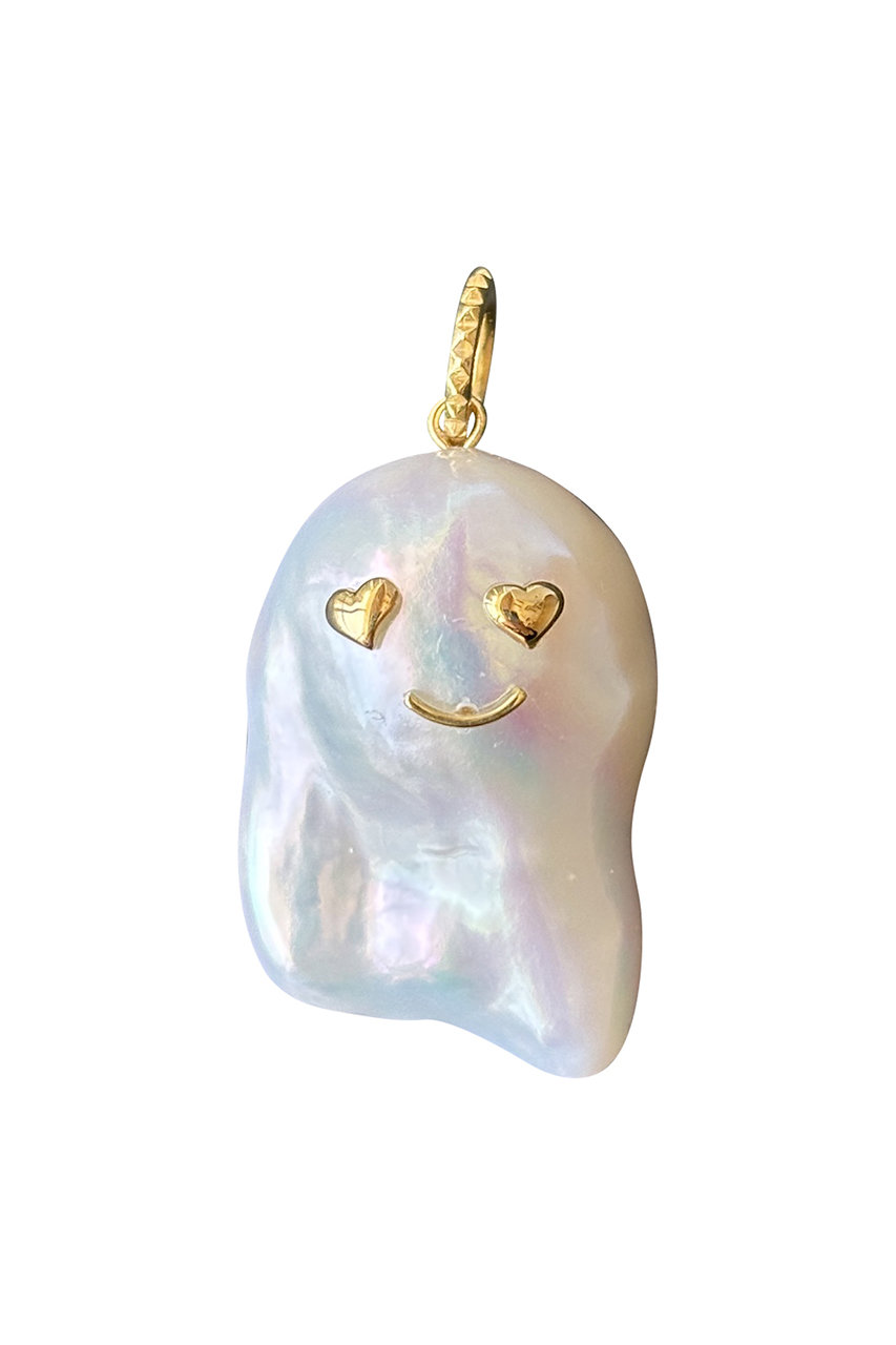 CADEAUX オバケちゃん ペンダントトップ (ホワイト④, F) カドー ELLE SHOP CADEAUX オバケちゃん ペンダントトップ (ホワイト④, F) カドー ELLE SHOP