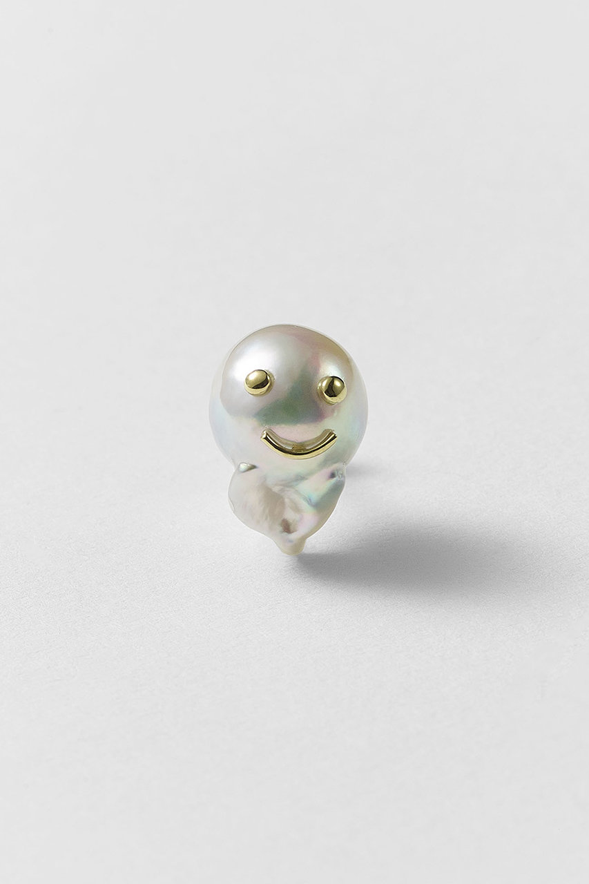 CADEAUX(カドー)｜ミニオバケちゃんシングルピアス（片耳用）/ゴールド