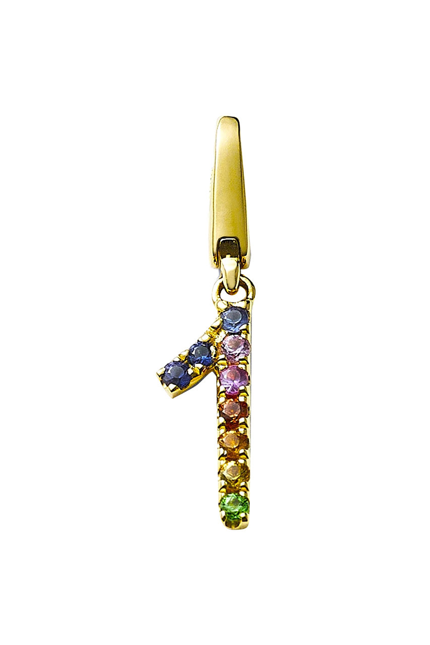 CADEAUX レインボー ナンバーズ チャーム (1, F) カドー ELLE SHOP CADEAUX レインボー ナンバーズ チャーム (1, F) カドー ELLE SHOP