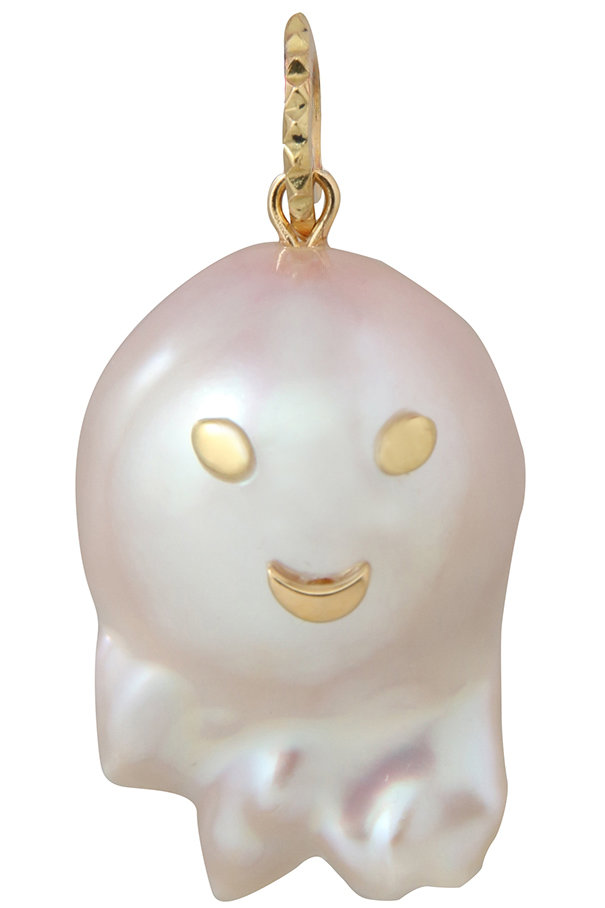 CADEAUX オバケちゃん ペンダントトップ C (ホワイト, F) カドー ELLE SHOP CADEAUX オバケちゃん ペンダントトップ C (ホワイト, F) カドー ELLE SHOP