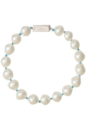 カドー/CADEAUXのシルク糸 パールブレスレット(150300/150302)