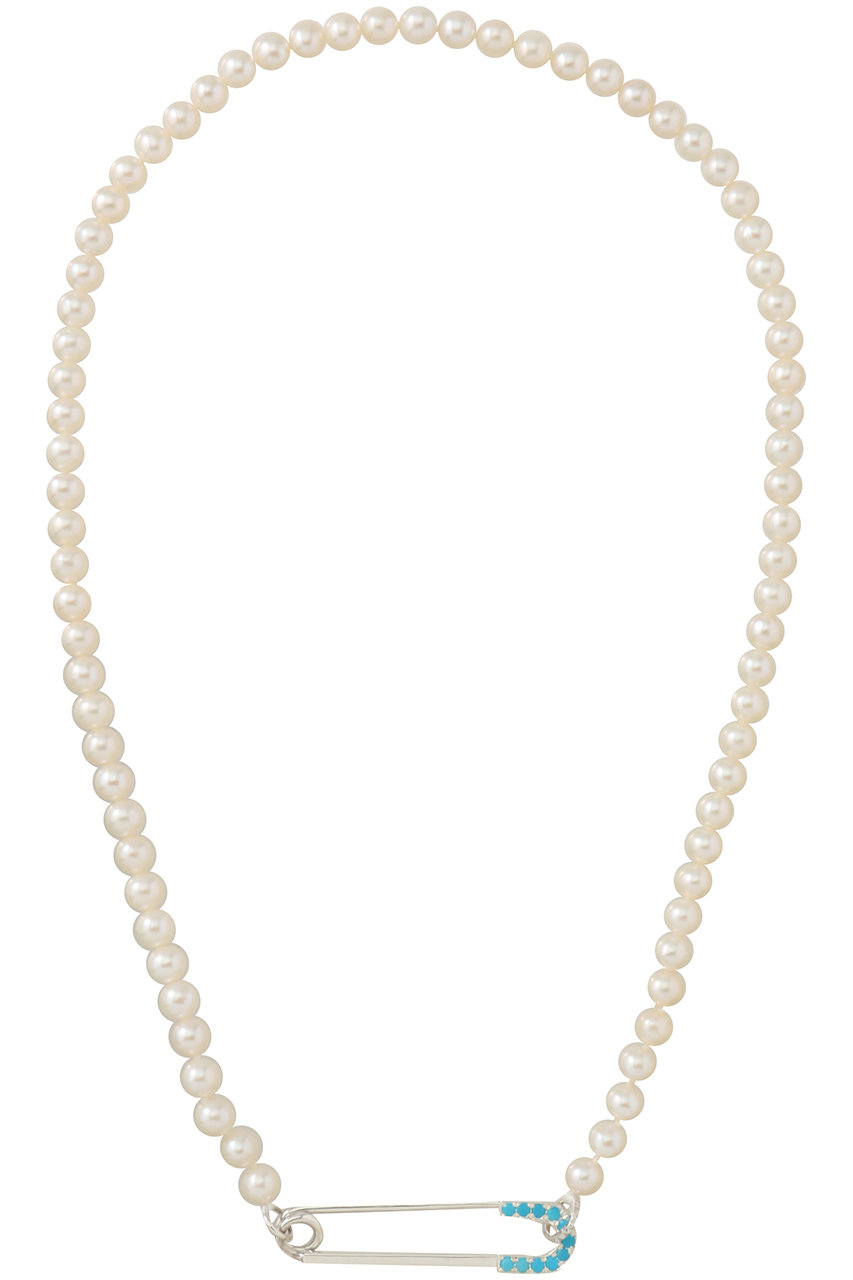 CADEAUX(カドー)｜SAFETY PIN パールネックレス/パール の通販